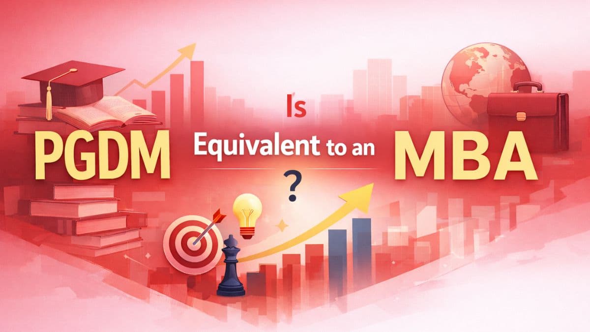 Is PGDM from Symbiosis Equivalent to MBA ?
